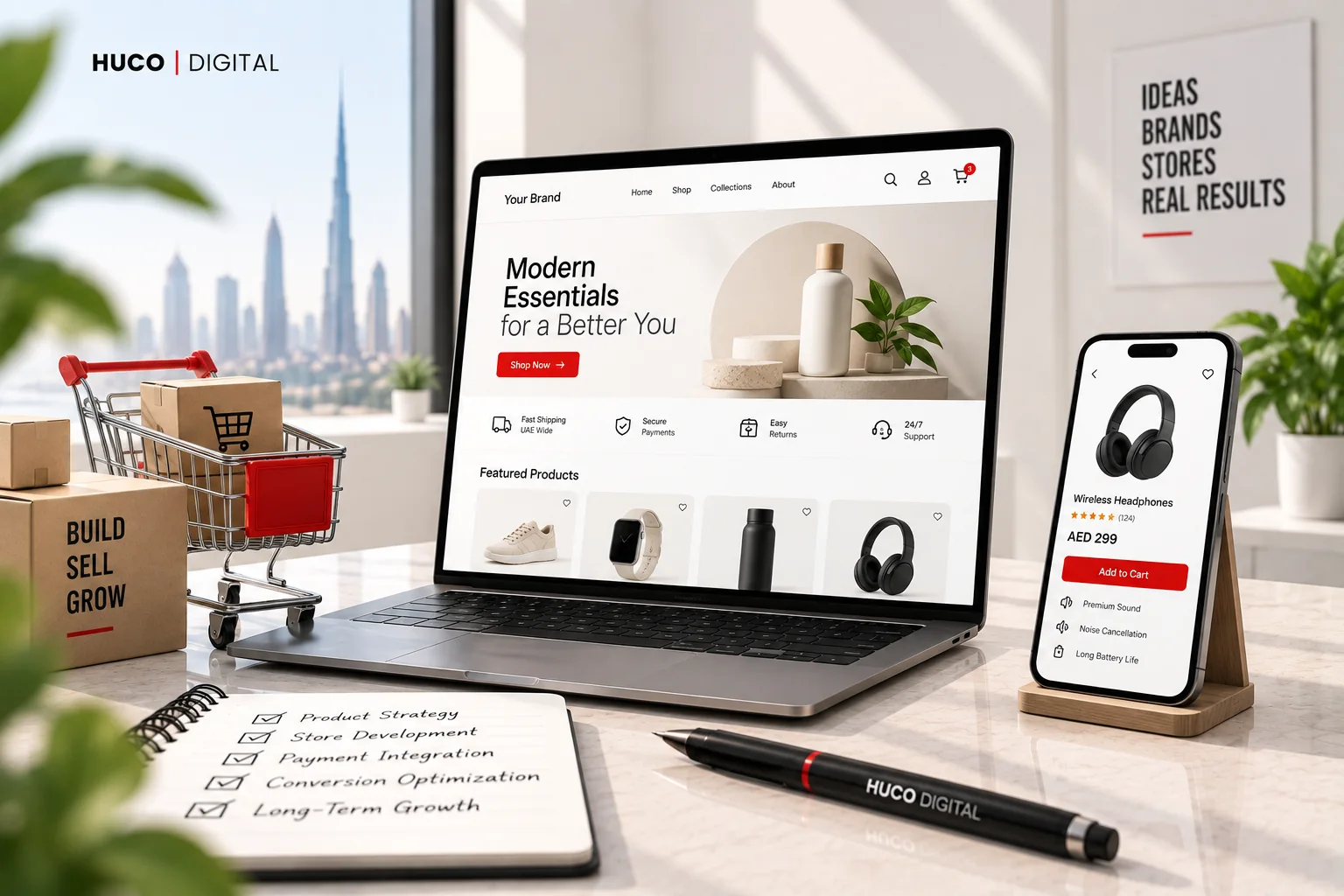 Connect browsing, buying and fulfilment.