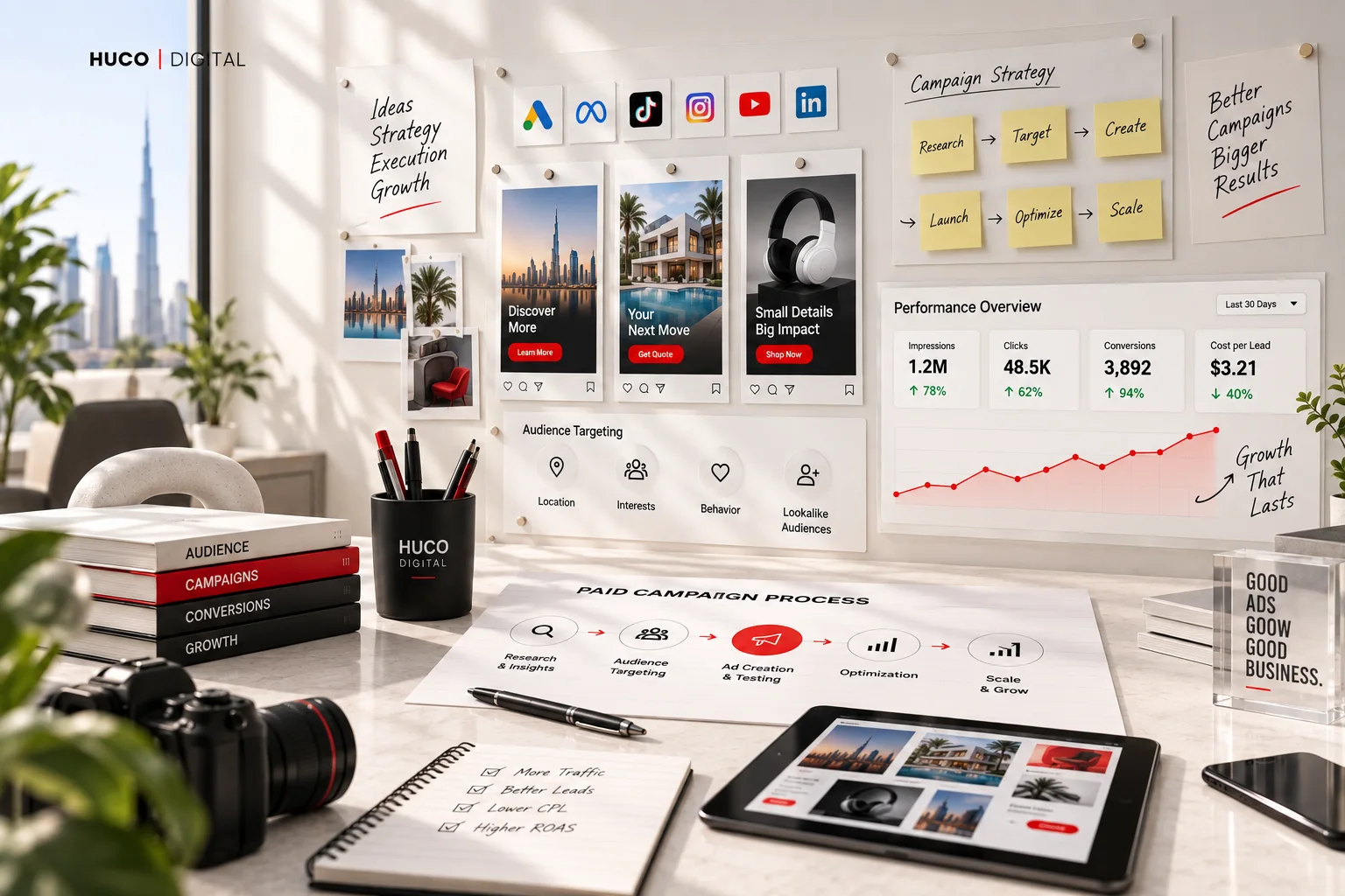 Connect the campaign to the customer.